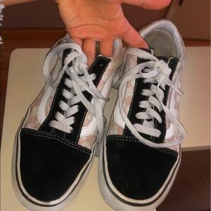 Checkerboard Platform OldSkool Vans